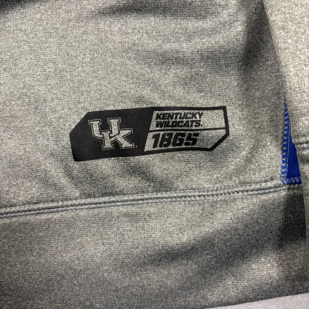 Nike Therma-Fit Kentucky Wildcats Pullover Hoodie Men's S Grey Blue White